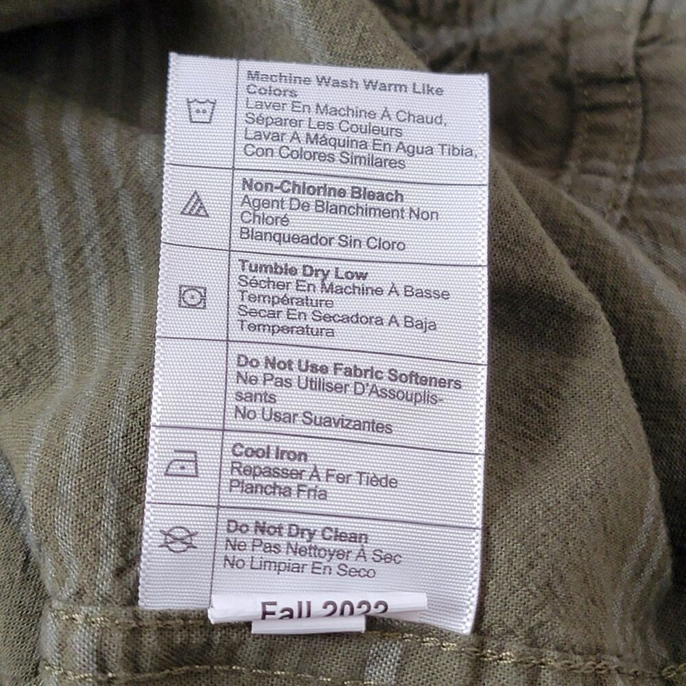 Carhartt Loose Fit Mens Shirt XL Button Down Striped Long Sleeve Outdoors Casual - Picture 6 of 8
